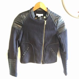SOLD 💙 Vegan Leather Jacket